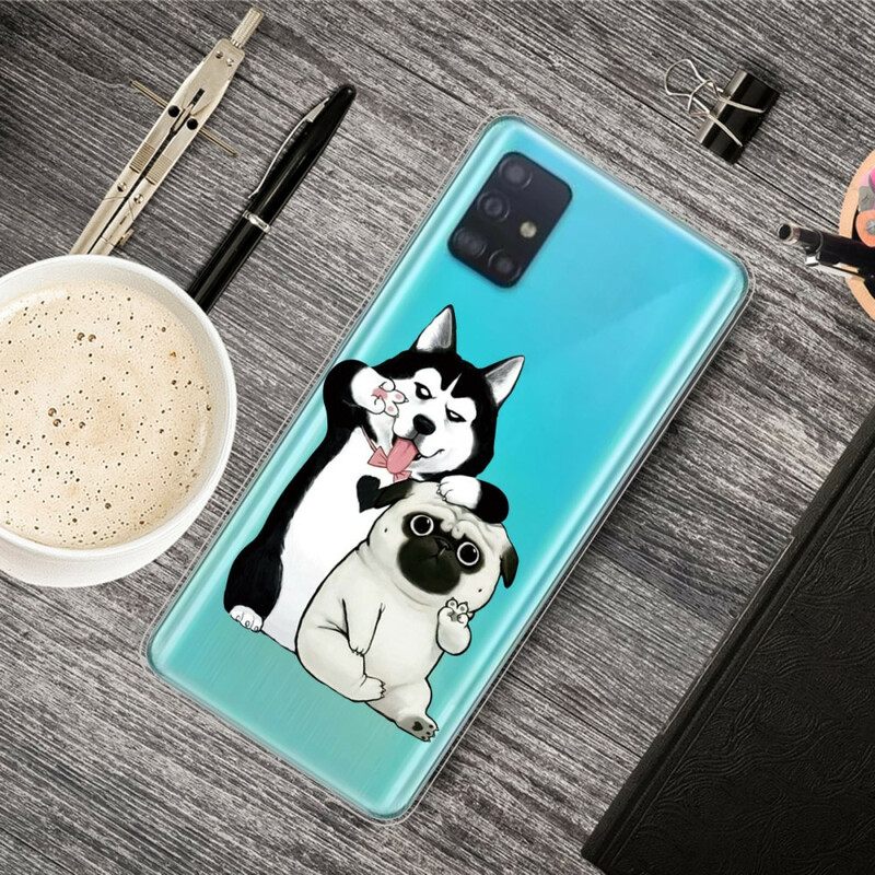 Case Samsung Galaxy A71 Hauskat Koirat
