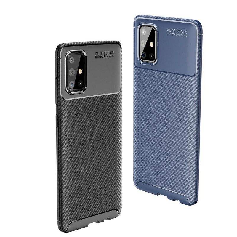 Case Samsung Galaxy A71 Joustava Hiilikuiturakenne