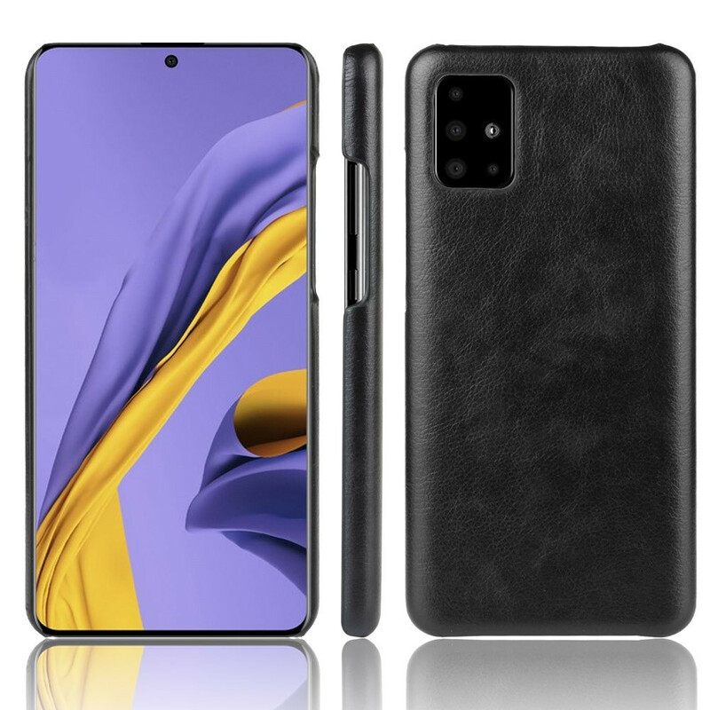 Case Samsung Galaxy A71 Litchin Nahkaefekti