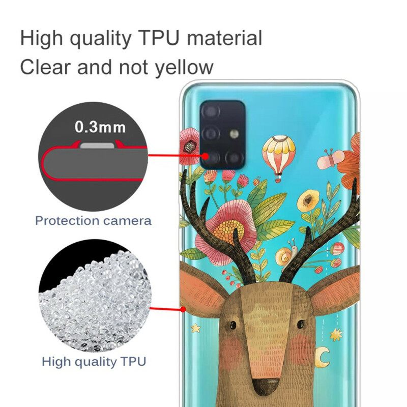 Case Samsung Galaxy A71 Tribal Deer