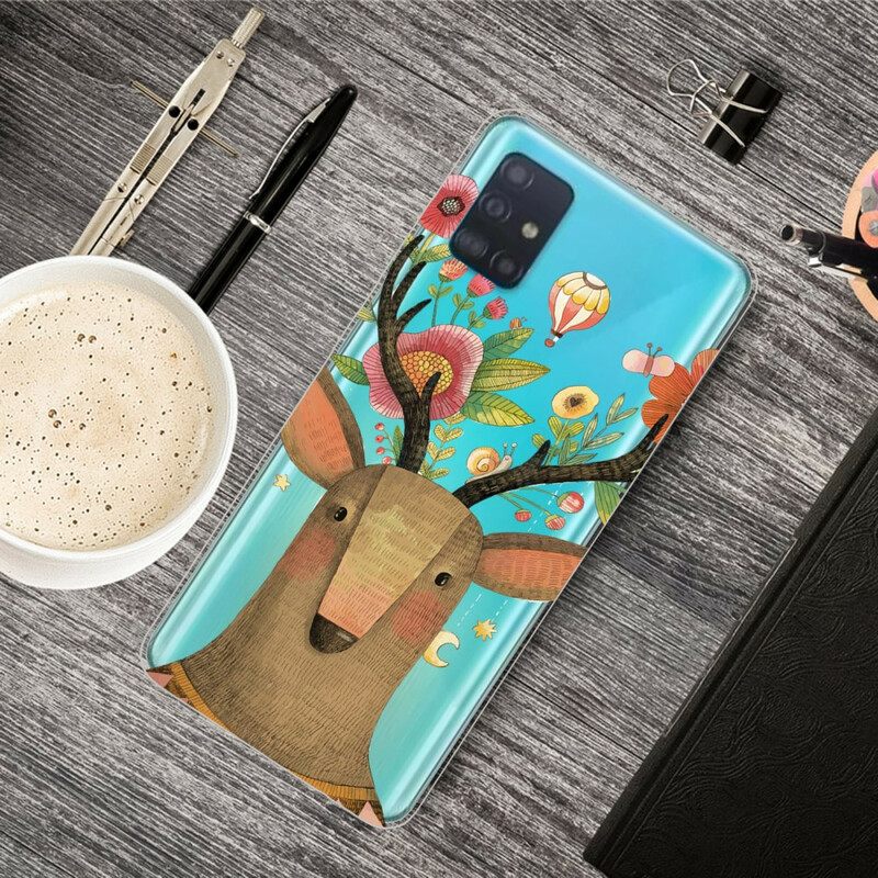 Case Samsung Galaxy A71 Tribal Deer