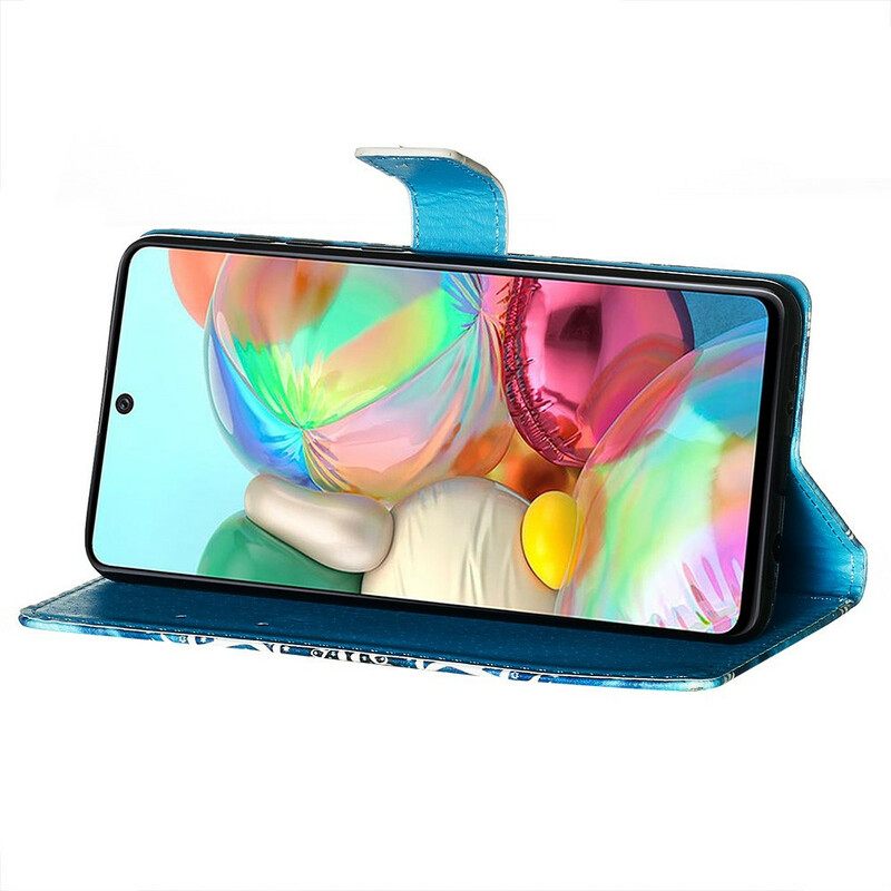 Kotelot Samsung Galaxy A71 Golden Butterflies