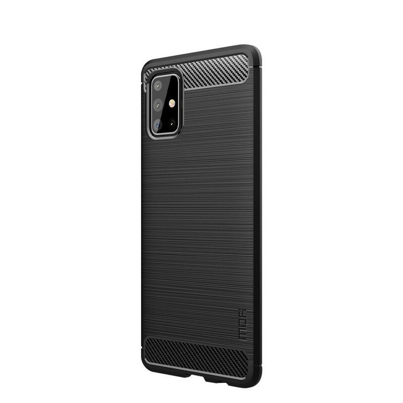 Kuori Samsung Galaxy A71 Harjattu Hiilikuitu Mofi