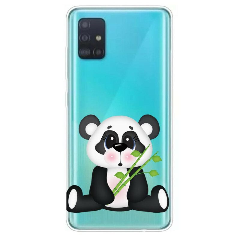 Kuori Samsung Galaxy A71 Transparent Sad Panda