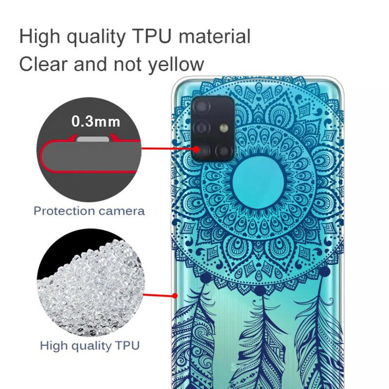 Kuori Samsung Galaxy A71 Yksikukkamandala
