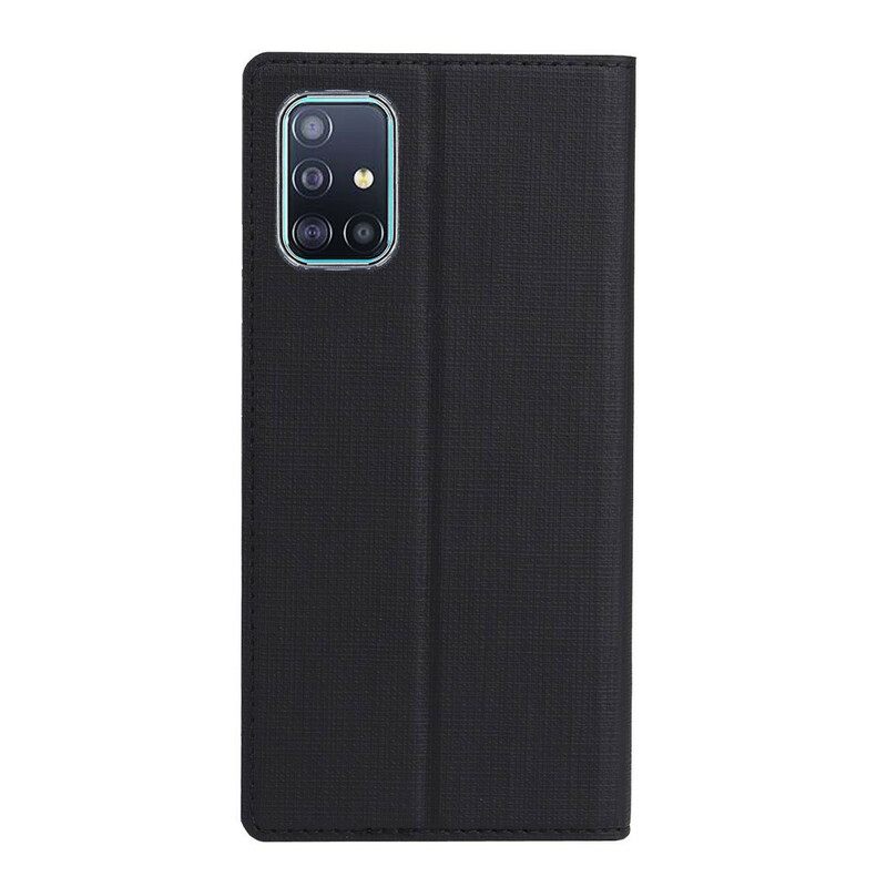 Puhelinkuoret Samsung Galaxy A71 Kotelot Flip Teksturoitu Vili Dmx