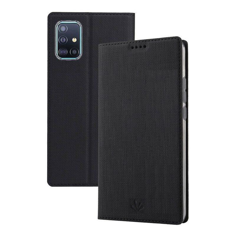 Puhelinkuoret Samsung Galaxy A71 Kotelot Flip Teksturoitu Vili Dmx
