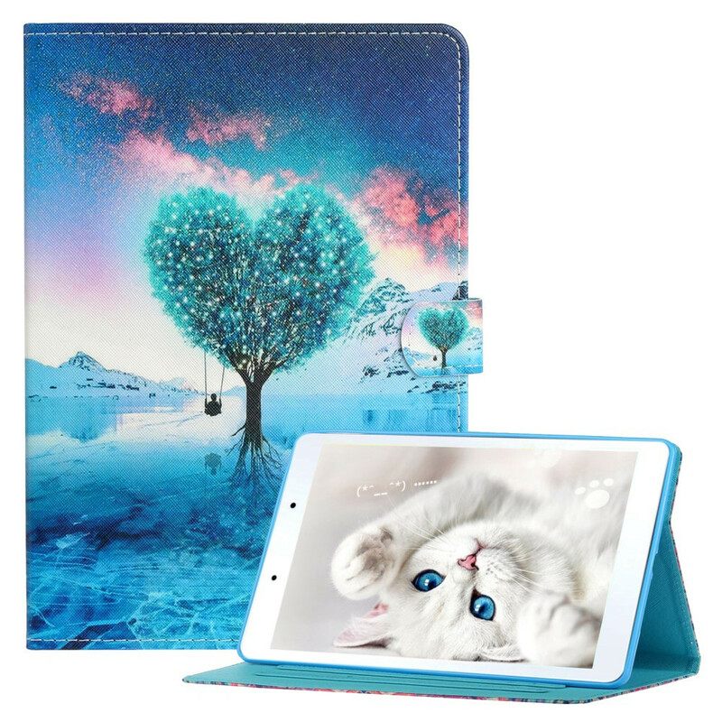 Flip Case Samsung Galaxy Tab A7 Lite Tree Heart