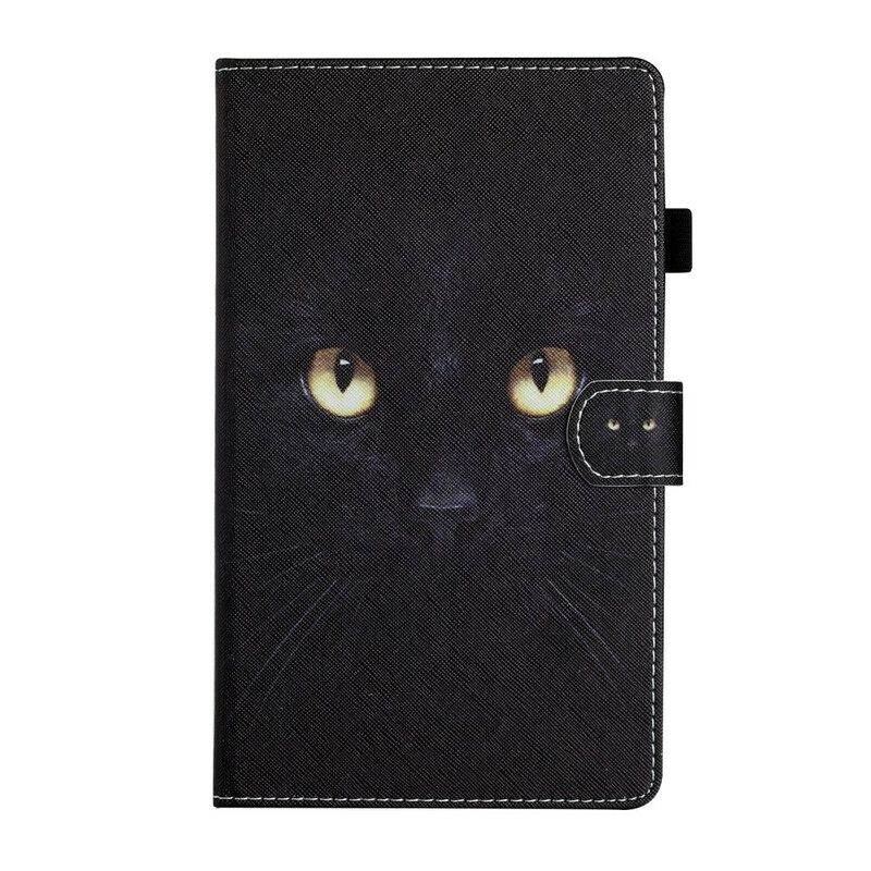 Kotelot Samsung Galaxy Tab A7 Lite Black Cat Eyes