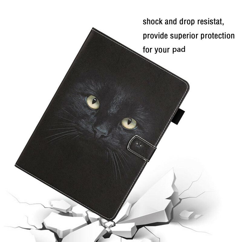 Kotelot Samsung Galaxy Tab A7 Lite Black Cat Eyes