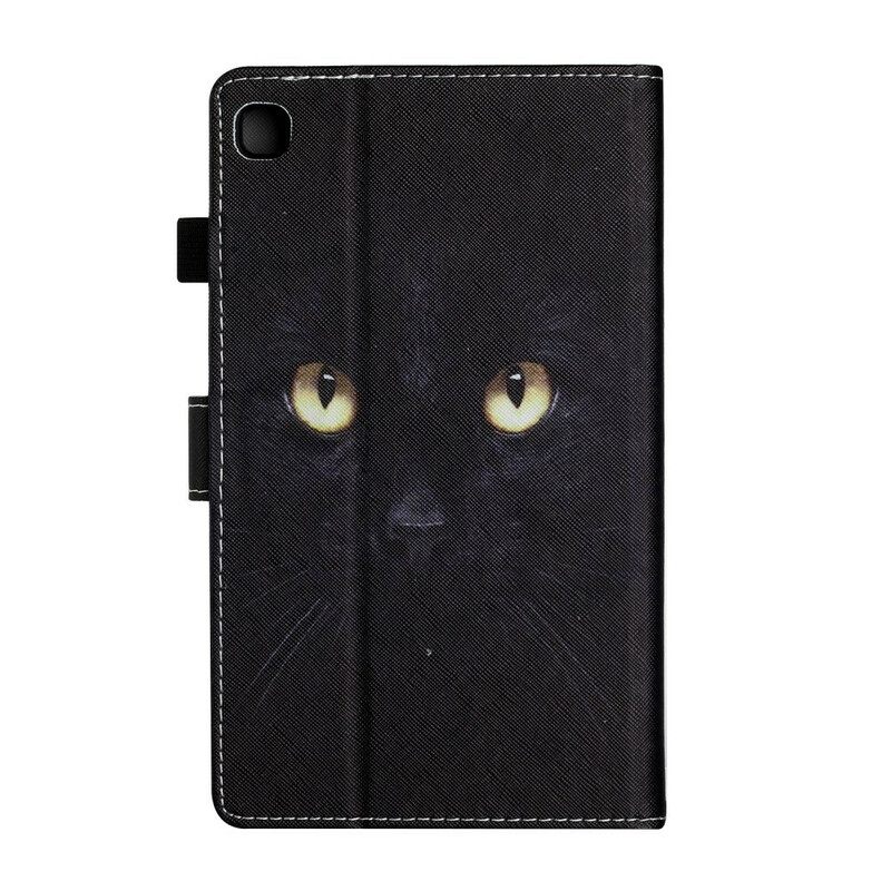 Kotelot Samsung Galaxy Tab A7 Lite Black Cat Eyes