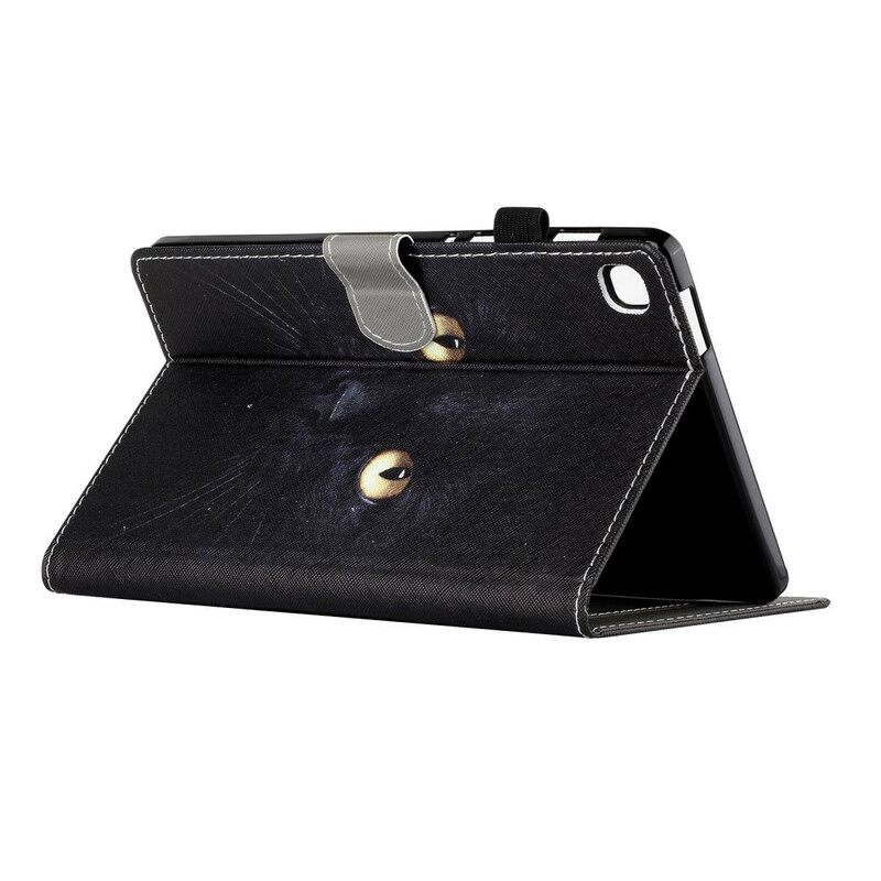 Kotelot Samsung Galaxy Tab A7 Lite Black Cat Eyes