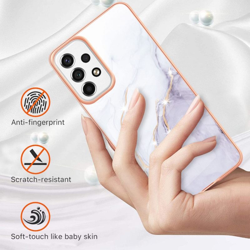 Case Samsung Galaxy A53 5G Silicone Flexible Marble