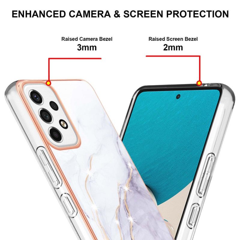 Case Samsung Galaxy A53 5G Silicone Flexible Marble