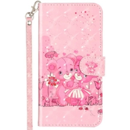 Flip Case Samsung Galaxy A53 5G Suojaketju Kuori Nallekarhut