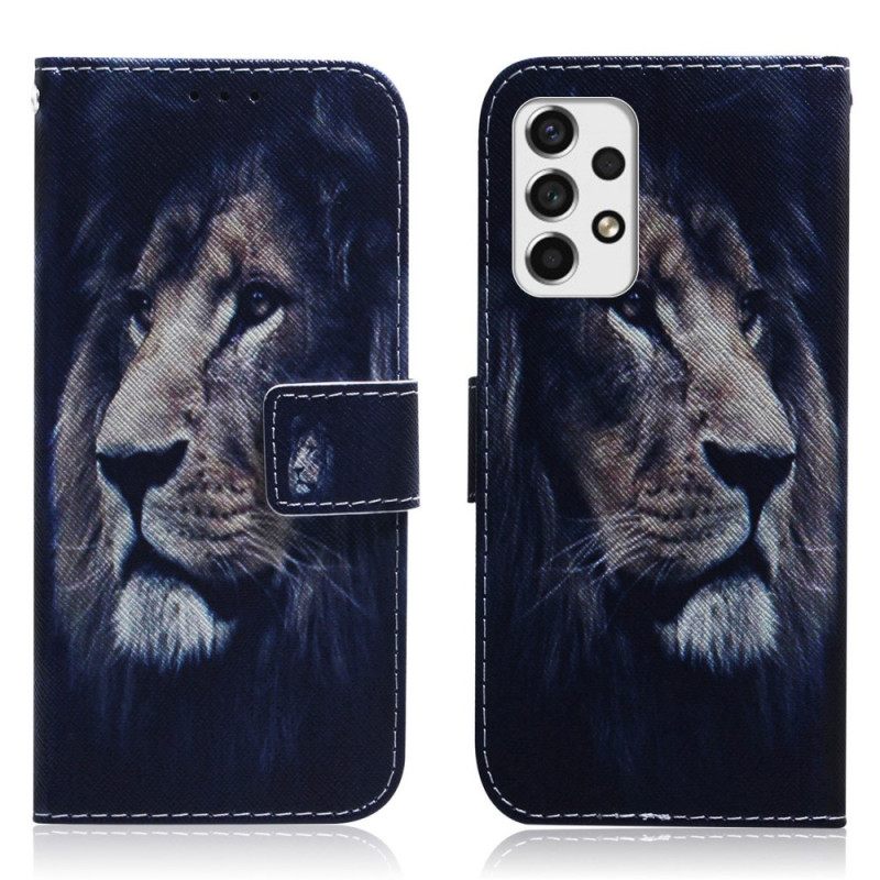 Kotelot Samsung Galaxy A53 5G Dreaming Lion