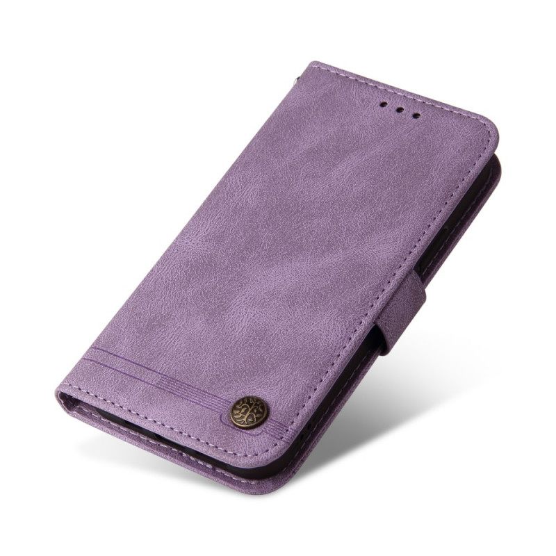 Kotelot Samsung Galaxy A53 5G Faux Leather Niitti Ja Nauha
