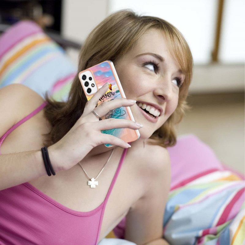 Kuori Samsung Galaxy A53 5G Älä Koskaan Lakkaa Haaveilemasta Perhosia