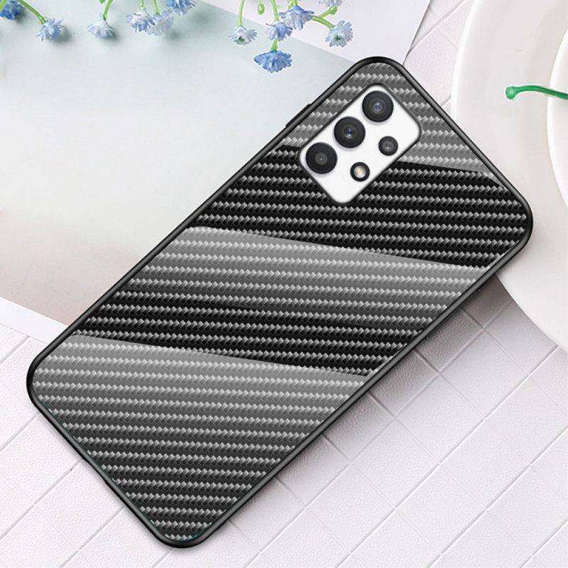 Kuori Samsung Galaxy A53 5G Carbon Fiber Karkaistu Lasi