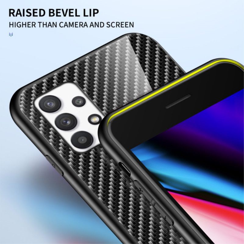 Kuori Samsung Galaxy A53 5G Carbon Fiber Karkaistu Lasi