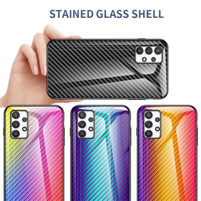 Kuori Samsung Galaxy A53 5G Carbon Fiber Karkaistu Lasi