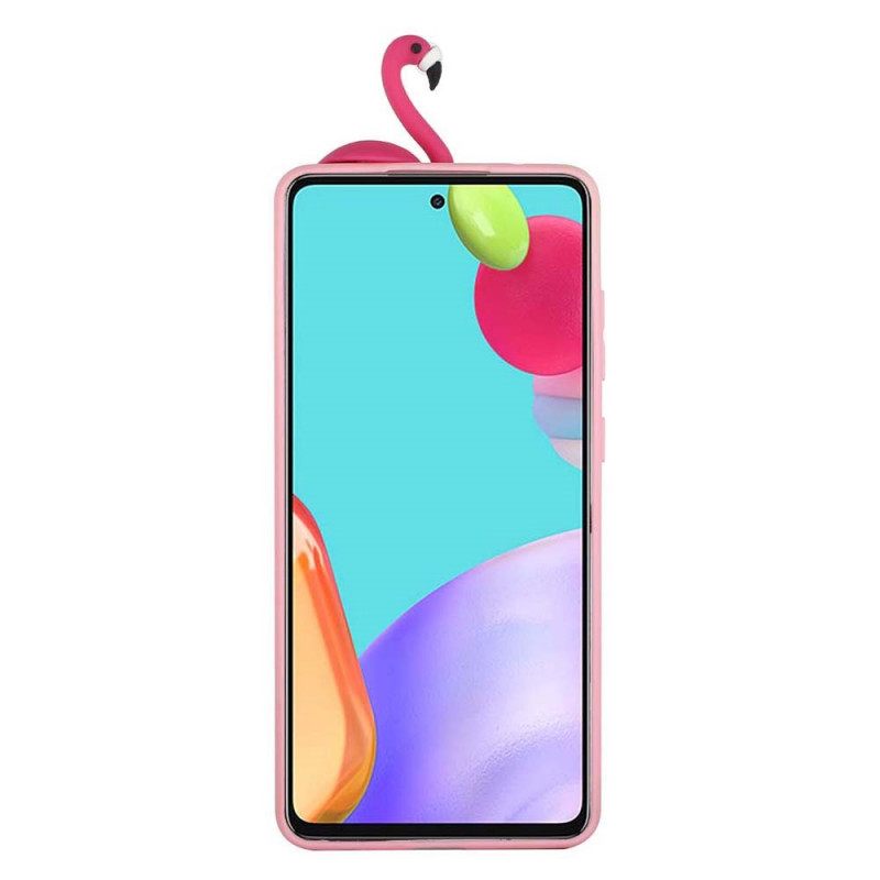 Kuori Samsung Galaxy A53 5G Flamingo 3d