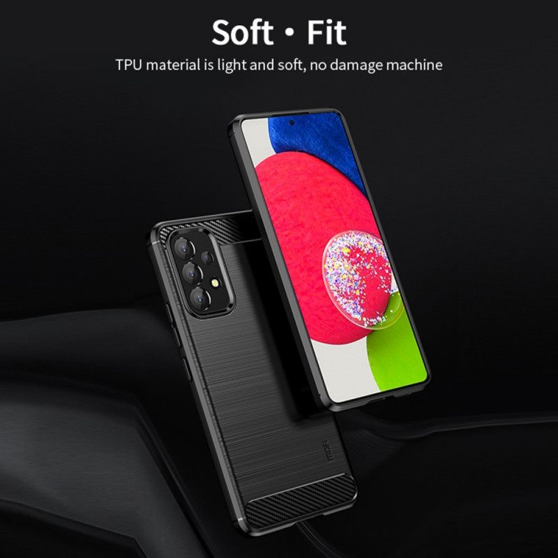 Kuori Samsung Galaxy A53 5G Harjattu Hiilikuitu Mofi