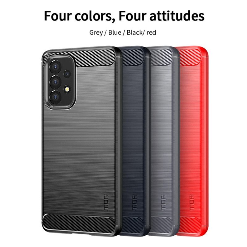 Kuori Samsung Galaxy A53 5G Harjattu Hiilikuitu Mofi