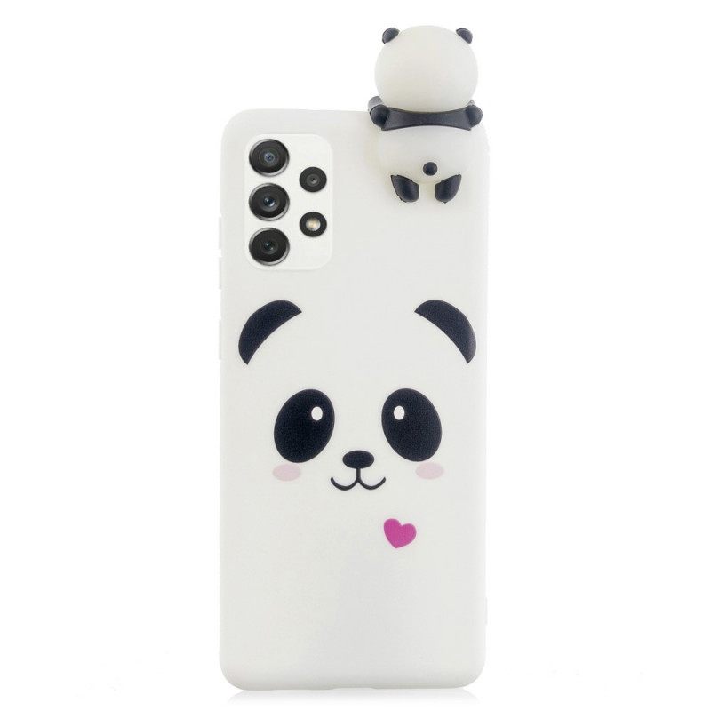 Kuori Samsung Galaxy A53 5G Love Panda 3d