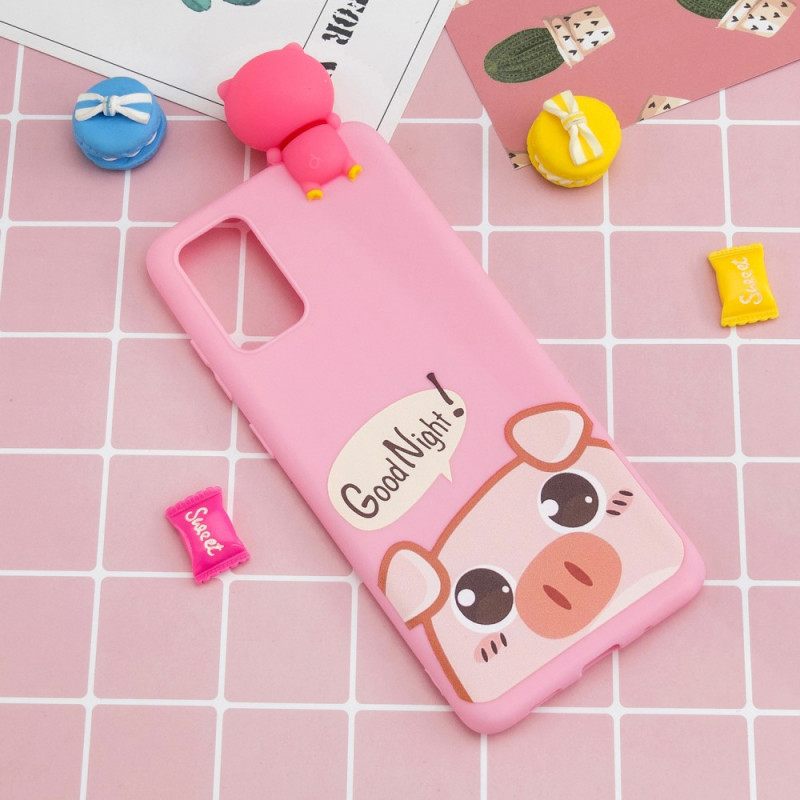 Kuori Samsung Galaxy A53 5G Pig Hyvää Yötä 3d