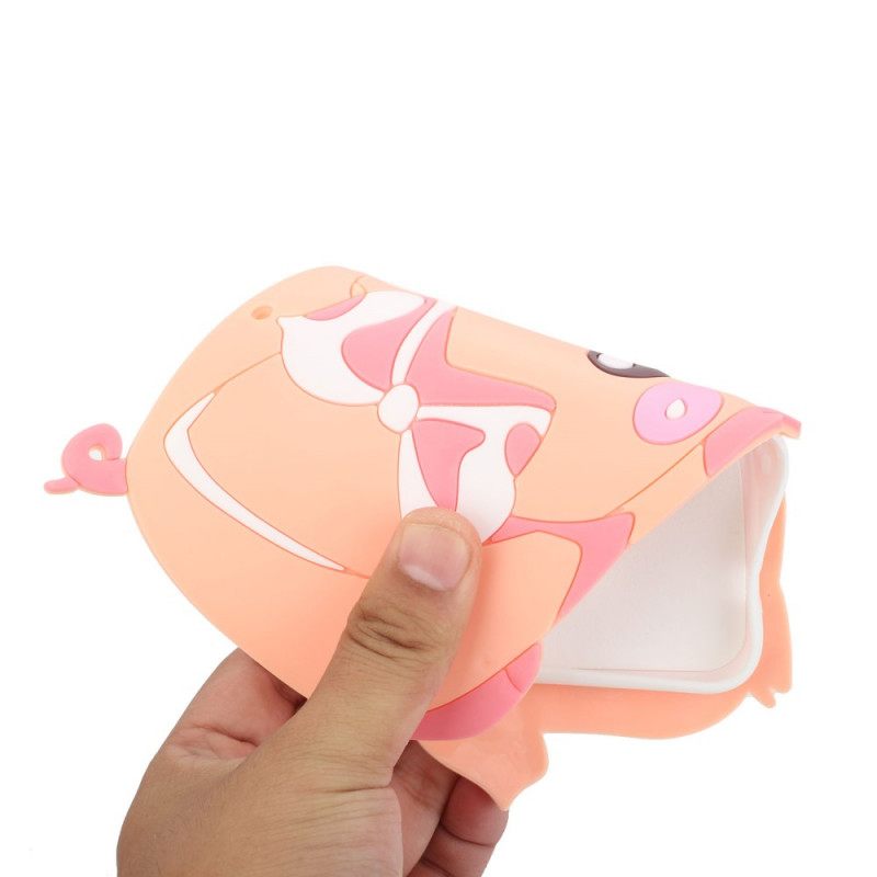 Kuori Samsung Galaxy A53 5G Suojaketju Kuori 3d Pig Hihnalla