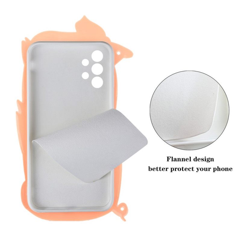 Kuori Samsung Galaxy A53 5G Suojaketju Kuori 3d Pig Hihnalla