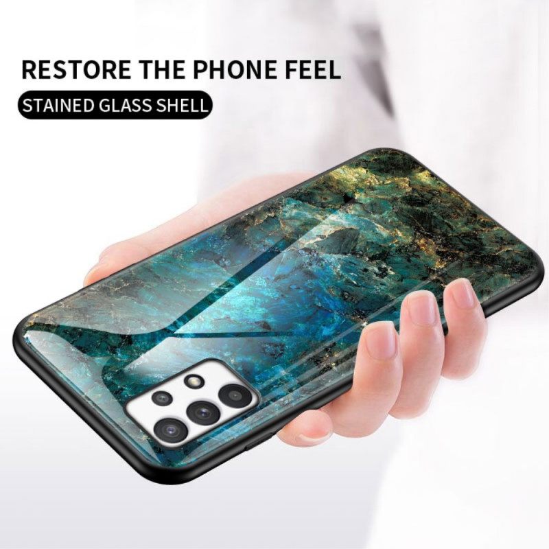 Kuori Samsung Galaxy A53 5G Tempered Glass Marble Colors