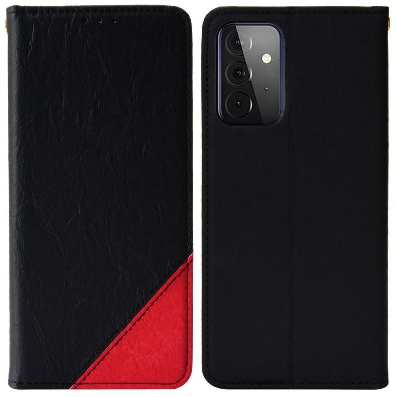 Puhelinkuoret Samsung Galaxy A53 5G Kotelot Flip Värillinen Kolmio