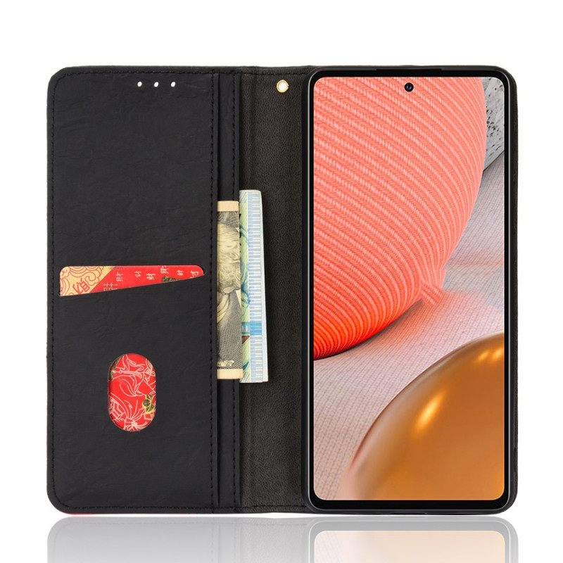 Puhelinkuoret Samsung Galaxy A53 5G Kotelot Flip Värillinen Kolmio