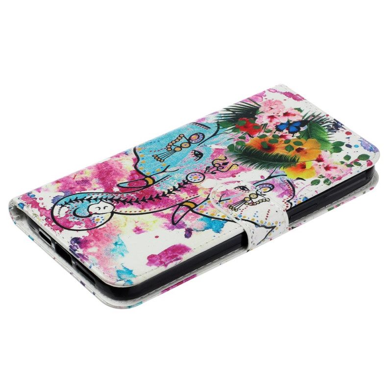 Kotelot Xiaomi 14t Pro Puhelinkuoret Premium Flower Elephant