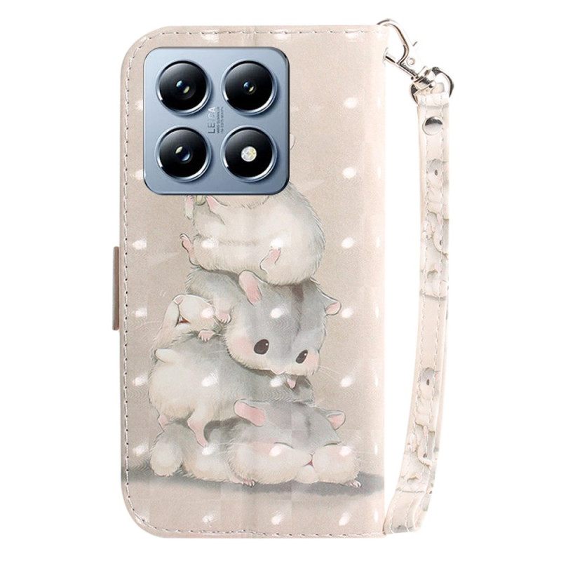 Kuoret Xiaomi 14t Pro Hamsterit Hihnalla
