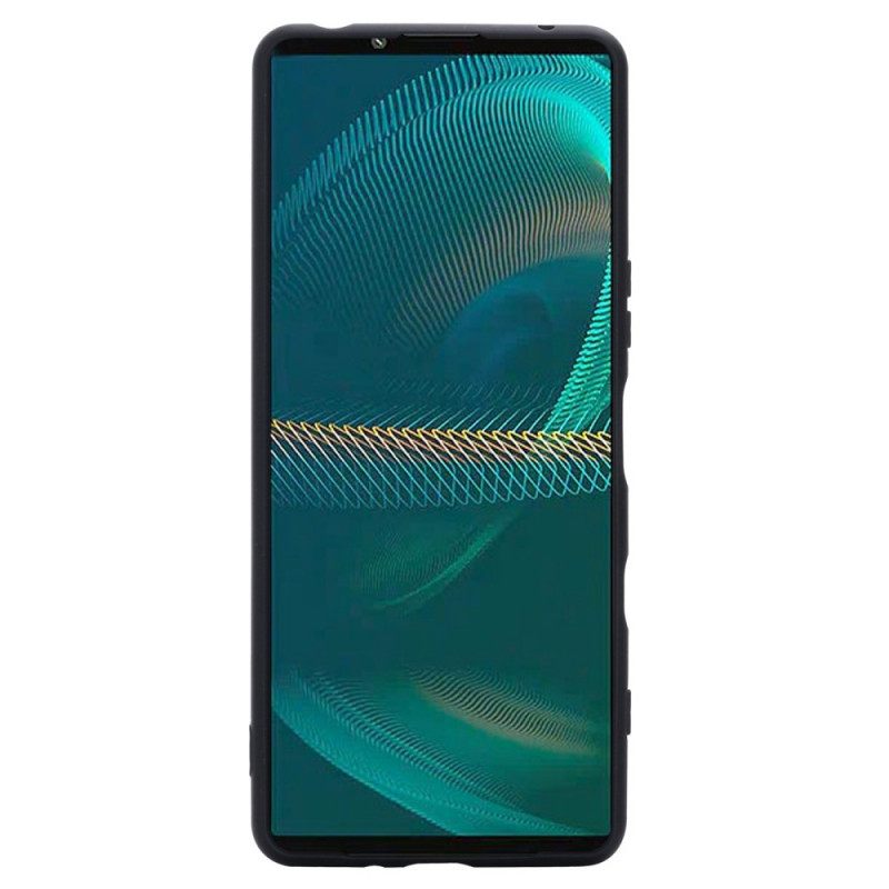Case Sony Xperia 1 IV Suojaketju Kuori Nestemäinen Silikonihihna