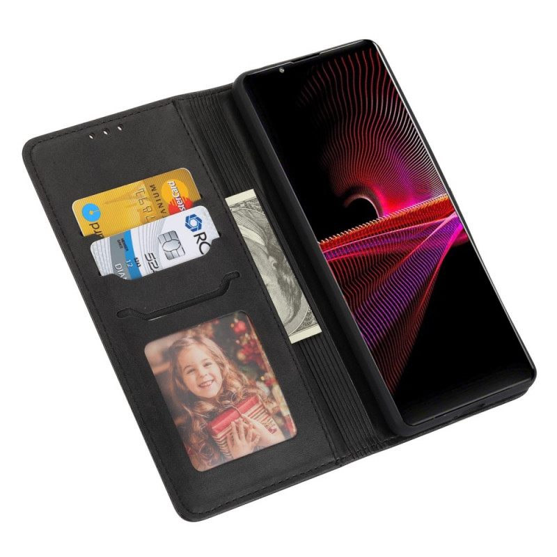 Nahkakotelo Sony Xperia 1 IV Liian Söpö Kissa