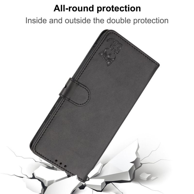 Nahkakotelo Sony Xperia 1 IV Liian Söpö Kissa