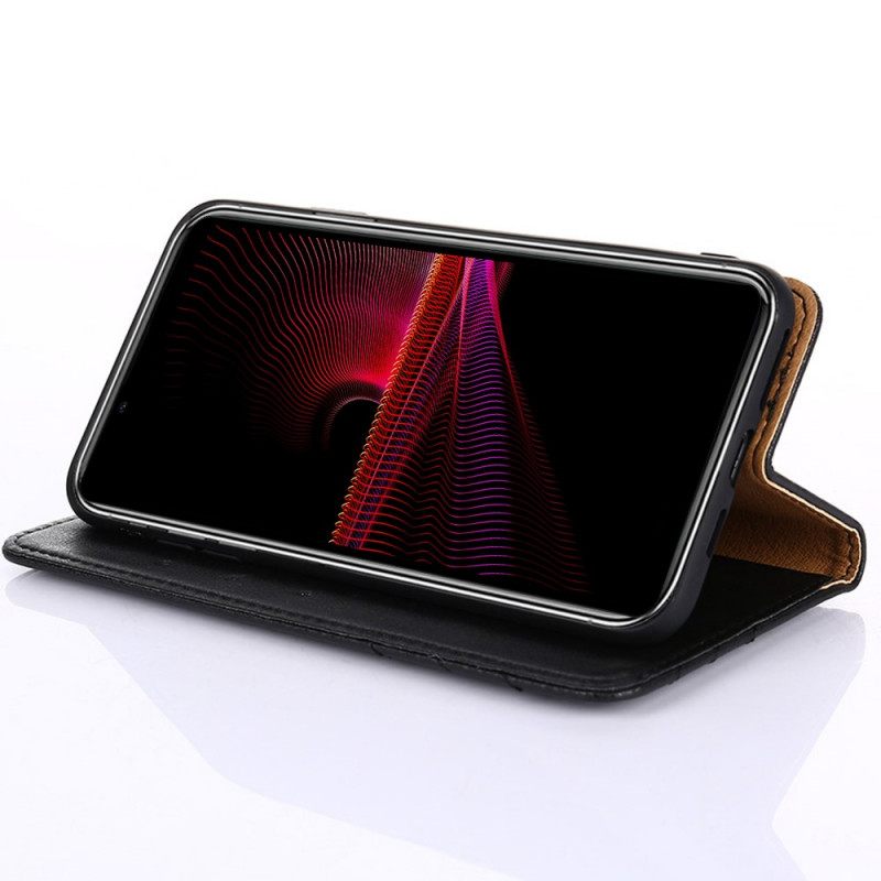 Puhelinkuoret Sony Xperia 1 IV Kotelot Flip Koristeniitti