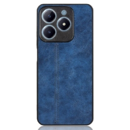 Kuori Realme C61 Ommeltu Nahkajäljitelmä