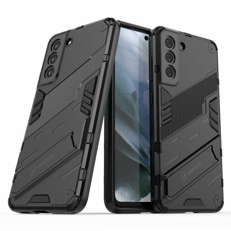 Case Samsung Galaxy S21 FE Irrotettava Kaksiasentoinen Handsfree-jalusta