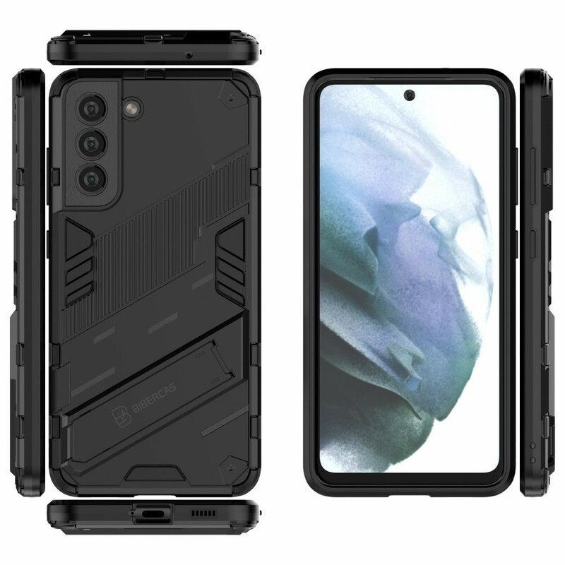 Case Samsung Galaxy S21 FE Irrotettava Kaksiasentoinen Handsfree-jalusta