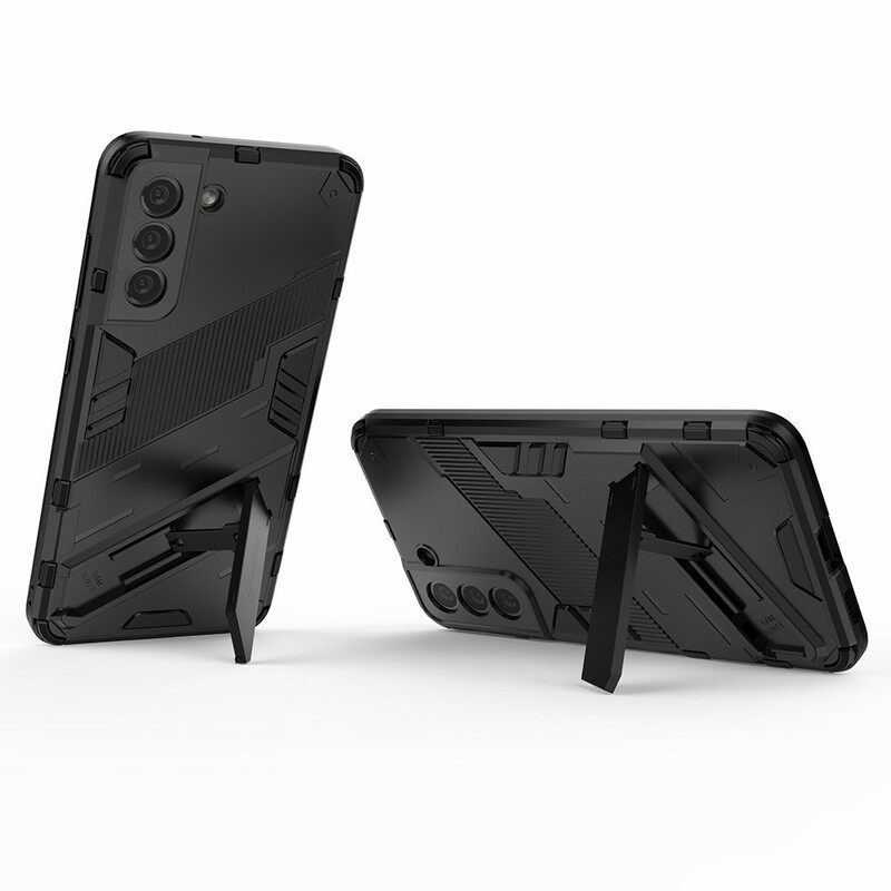 Case Samsung Galaxy S21 FE Irrotettava Kaksiasentoinen Handsfree-jalusta