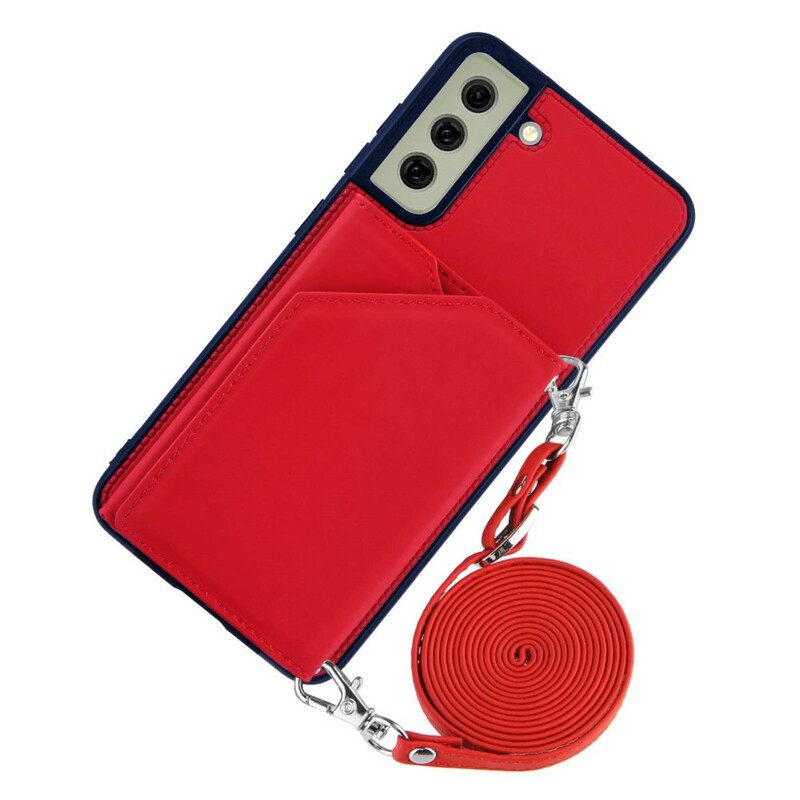 Case Samsung Galaxy S21 FE Multi-card Support Handsfree Ja Kaulanauha