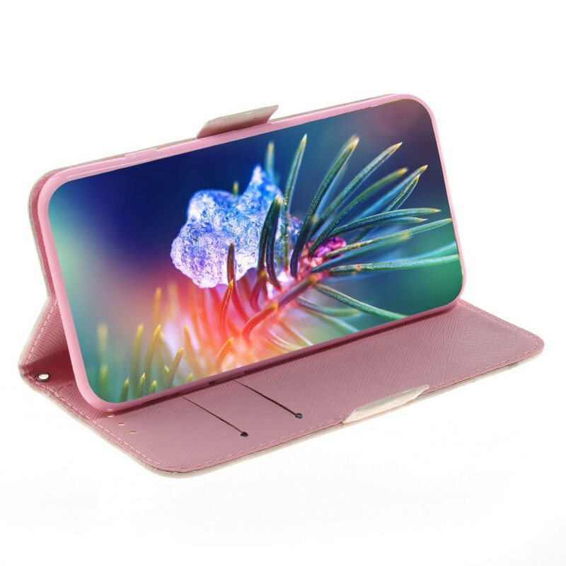 Flip Case Samsung Galaxy S21 FE Suojaketju Kuori Strappy Pump