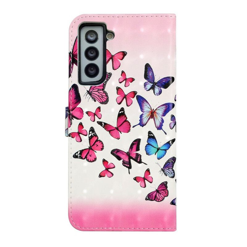 Kotelot Samsung Galaxy S21 FE Flight Of Butterflies