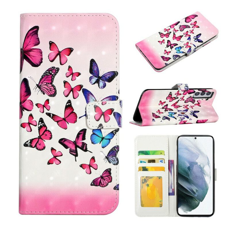 Kotelot Samsung Galaxy S21 FE Flight Of Butterflies