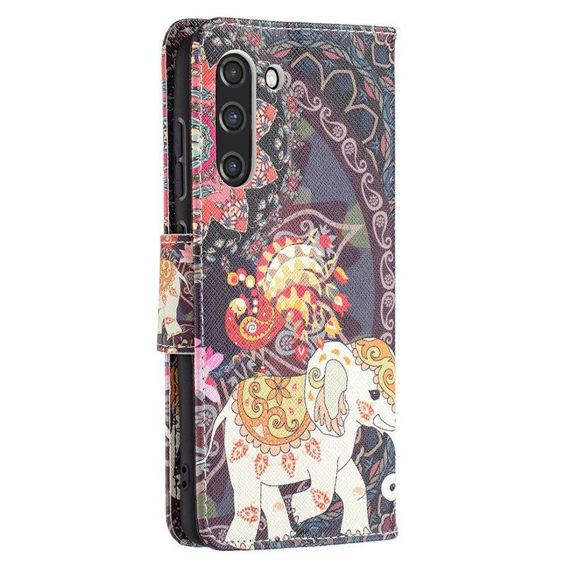 Kotelot Samsung Galaxy S21 FE Mandala Etniset Norsut